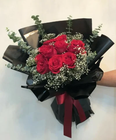 Bó hoa hồng màu đỏ sinh nhật đẹp tặng vợ yêu