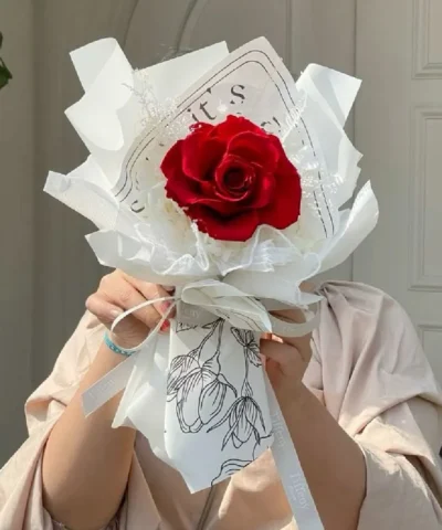 Bó hoa hồng tươi 1 bông