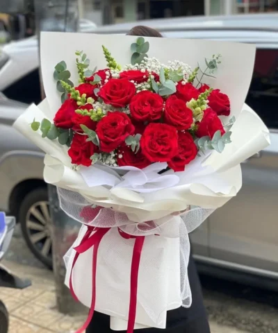 Bó hoa hồng sinh nhật đẹp tặng vợ yêu