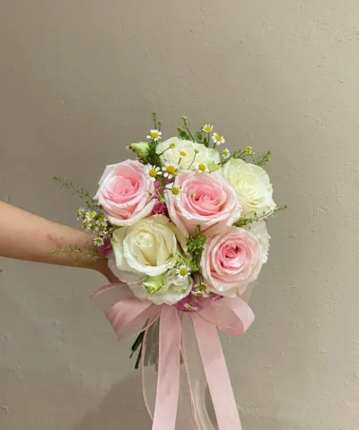 Bó hoa cưới mao lương màu trắng, hồng đỏ đẹp và ý nghĩa giá rẻ nhất