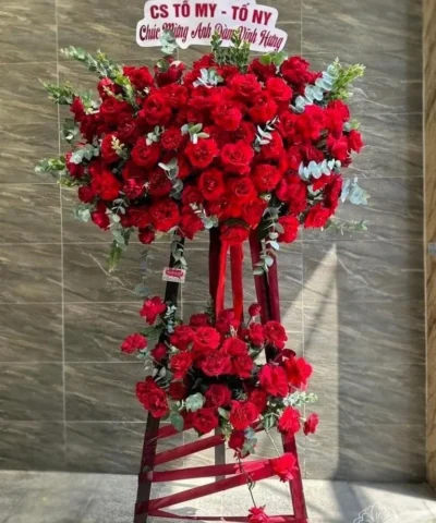 kệ hoa 2 tầng